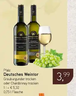 Dornseifer Deutsches Weintor Grauburgunder trocken oder Chardonnay trocken Angebot