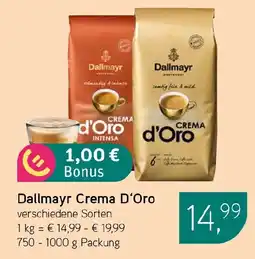 Dornseifer Dallmayr Crema D'Oro Angebot