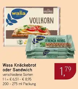 Dornseifer Wasa Knäckebrot oder Sandwich Angebot