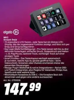 MediaMarkt elgato Stream Deck MK2 Angebot