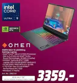 MediaMarkt OMEN MAX 16-ah0393ng Gaming-Laptop Angebot