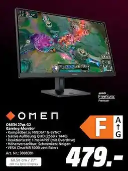 MediaMarkt OMEN 27qs G2 Gaming-Monitor Angebot