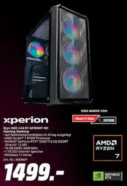 MediaMarkt xperion Styx XGD-C44 R7-GF5060T-161 Gaming-Desktop Angebot