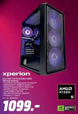 MediaMarkt xperion Styx XGD-C14 R5-GF3050-16500 Gaming-Desktop Angebot