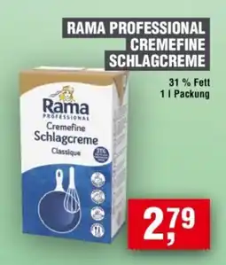 Handelshof RAMA PROFESSIONAL CREMEFINE SCHLAGCREME Angebot