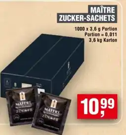 Handelshof MAÎTRE ZUCKER-SACHETS Angebot