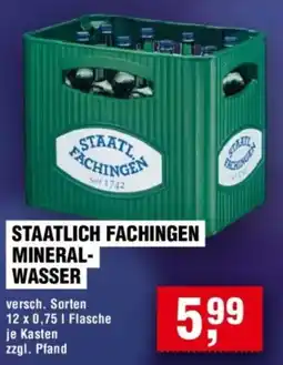 Handelshof STAATLICH FACHINGEN MINERAL- WASSER Angebot