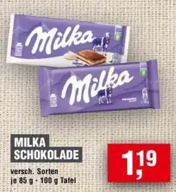Handelshof MILKA SCHOKOLADE Angebot