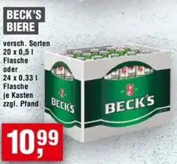 Handelshof BECK'S BIERE Angebot