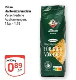 Globus RIESA Hartweizennudeln Angebot