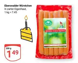 Globus EBERSWALDER Würstchen Angebot