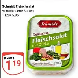 Globus Schmidt Fleischsalat Angebot