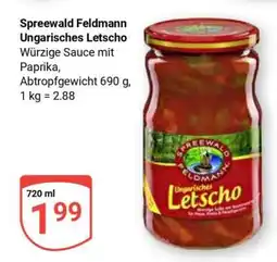 Globus Spreewald Feldmann Ungarisches Letscho Angebot