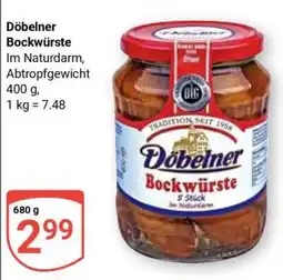 Globus Döbelner Bockwürste Angebot
