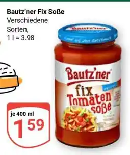 Globus Bautz’ner Fix Soße Angebot