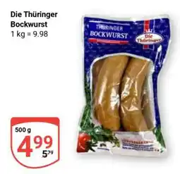 Globus Die Thüringer Bockwurst Angebot