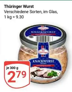 Globus Thüringer Wurst Angebot