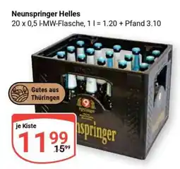 Globus Neunspringer Helles Angebot