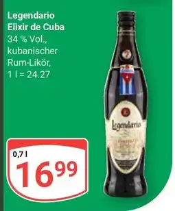 Globus Legendario Elixir de Cuba Angebot