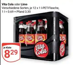 Globus Vita Cola oder Limo Angebot