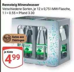 Globus Rennsteig Mineralwasser Angebot