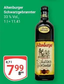 Globus ALTENBURGER Schwarzgebrannter Angebot