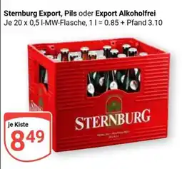 Globus Sternburg Export, Pils oder Export Alkoholfrei Angebot