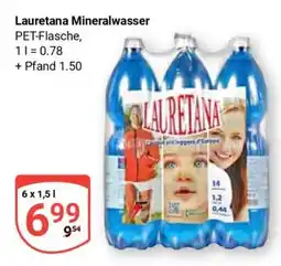 Globus Lauretana Mineralwasser Angebot