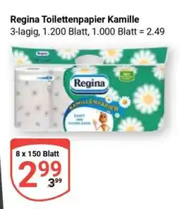 Globus Regina Toilettenpapier Kamille Angebot