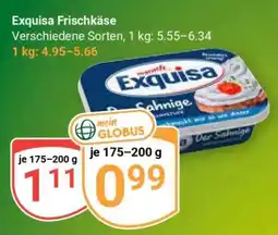 Globus Exquisa Frischkäse Angebot