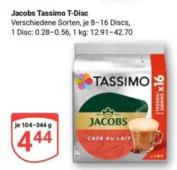 Globus Jacobs Tassimo T-Disc Angebot