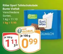 Globus Ritter Sport Tafelschokolade Bunte Vielfalt Angebot