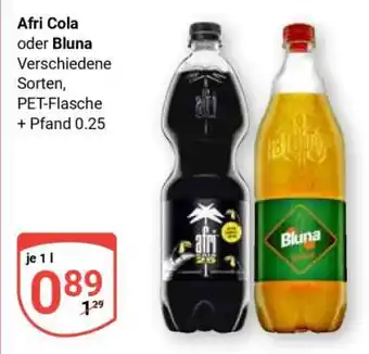 Globus Afri Cola oder Bluna Angebot