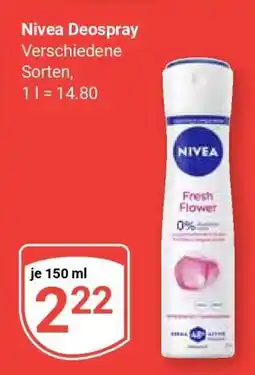 Globus Nivea Deospray Angebot