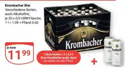 Globus Krombacher Bier Angebot