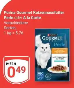Globus Purina Gourmet Katzennassfutter Perle oder A la Carte Angebot