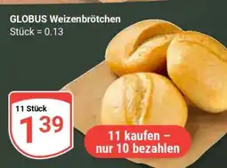 Globus GLOBUS Weizenbrötchen Angebot