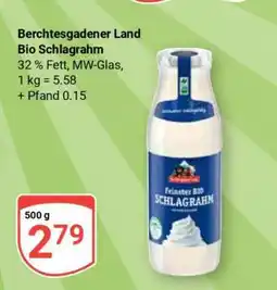 Globus Berchtesgadener Land Bio Schlagrahm Angebot