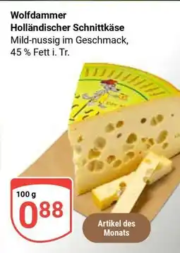 Globus Wolfdammer Holländischer Schnittkäse Angebot