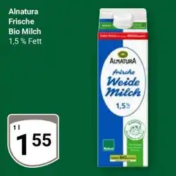 Globus Alnatura Frische Bio Milch Angebot