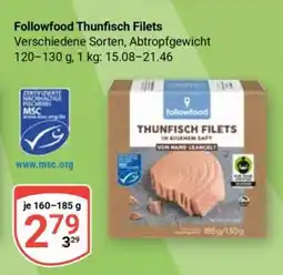 Globus Followfood Thunfisch Filets Angebot