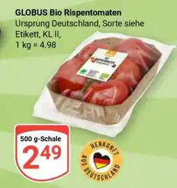 Globus GLOBUS Bio Rispentomaten Angebot