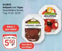Globus GLOBUS Antipasti oder Tapas Angebot