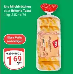 Globus Ibis Milchbrötchen oder Brioche Toast Angebot