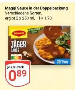 Globus Maggi Sauce in der Doppelpackung Angebot