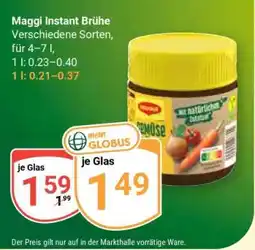 Globus Maggi Instant Brühe Angebot