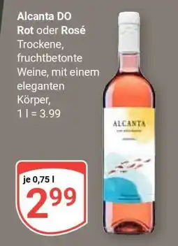 Globus Alcanta DO Rot oder Rosé Angebot