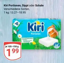Globus Kiri Portionen, Dippi oder Schale Angebot