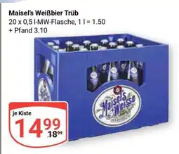 Globus Maisel's Weißbier Trüb Angebot