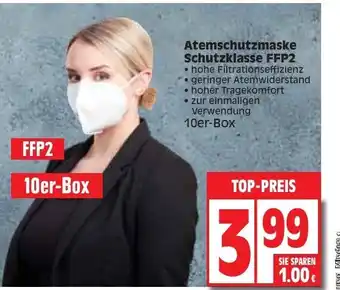 Edeka Atemschutzmaske Schutzklasse FFP2 Angebot